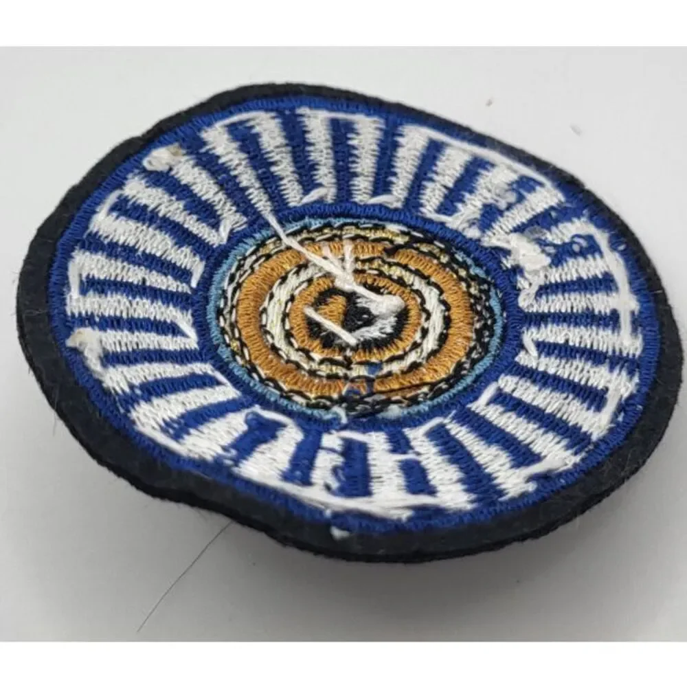 Beautiful Embroidered Beaded Circular Applique Festival Sew On 2.25in